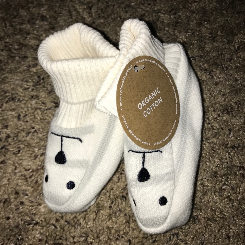 New Organic Cotton Booties